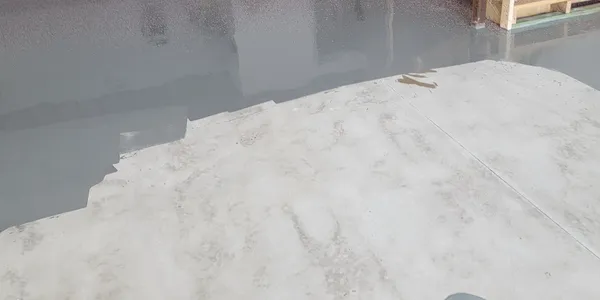 mvb epoxy base coat during the epoxy garage floor coating