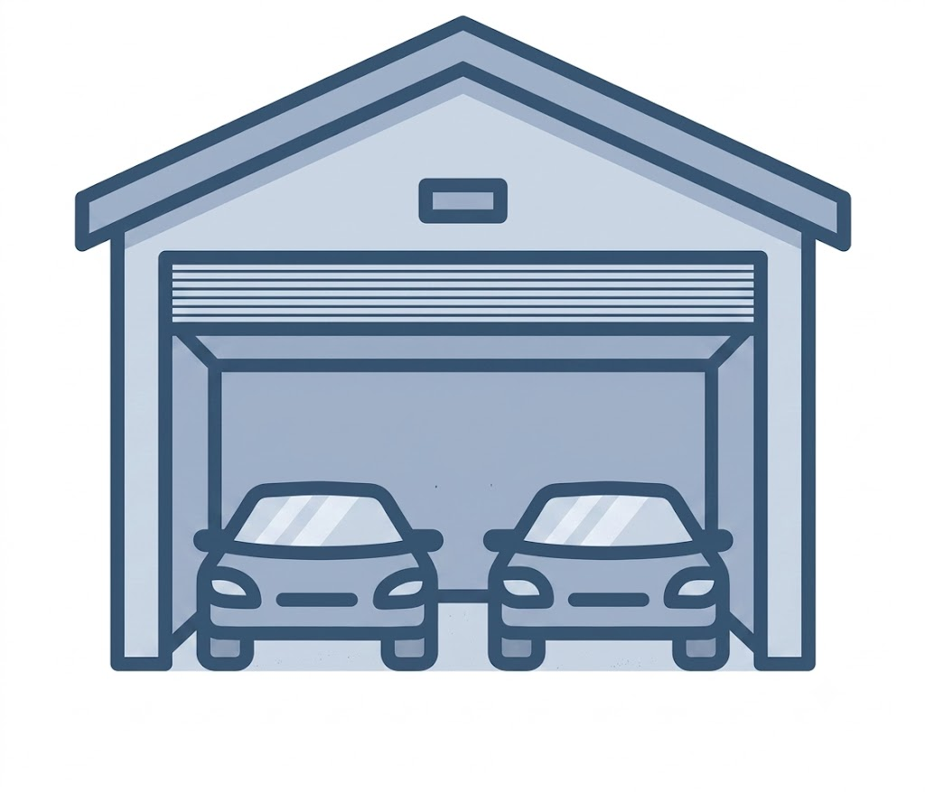 2 car epoxy garage floor